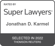 Rated by Super Lawyers | Jonathan D. Karmel | Selected in 2022 | Thomson Reuters