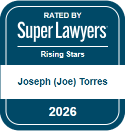 Rated By Super Lawyers, Rising Stars, Joseph (Joe) Torres, 2026